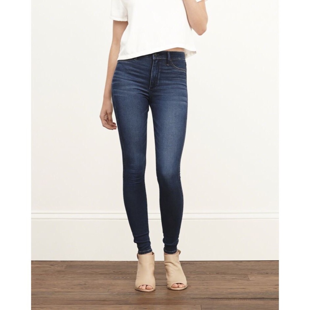 Vintage Abercrombie A&F Perfect Stretch Skinny Five Pocket Jeans Denim 00R